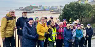 Steps2Health club's scenic winter walks