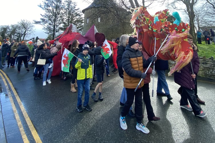 St Davids Dragons Parade