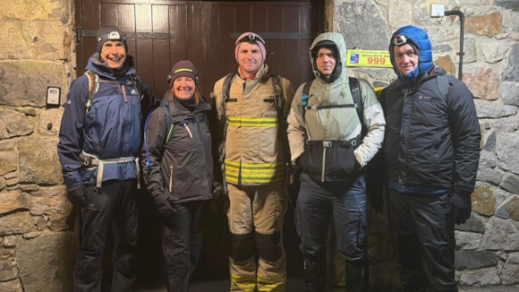 Congratulations to Carmarthenshire Firefighter Rhys Fitzgerald, who alongside a small team from Mid and West Wales Fire and Rescue Service, successfully completed the Welsh Three Peaks Challenge.