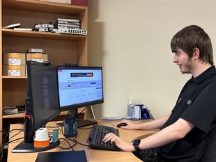 Daniel's apprenticeship success at Carmarthenshire council