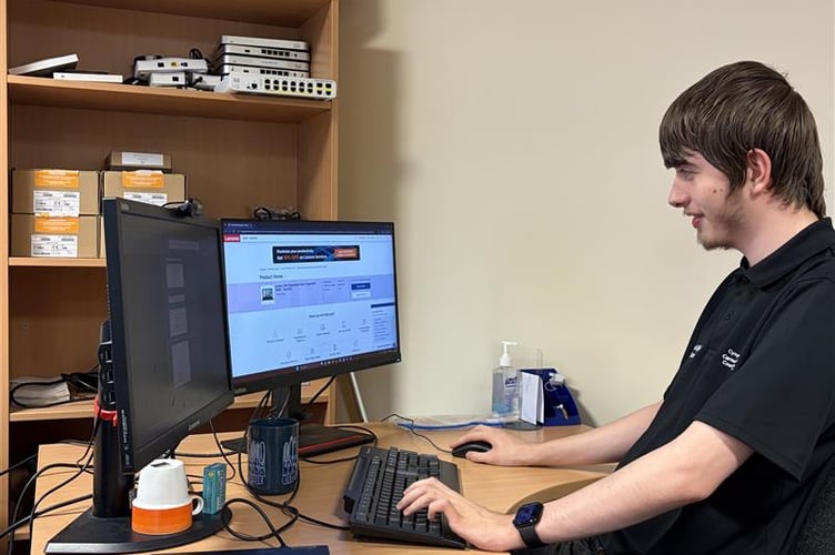 With National Apprenticeship Week taking place this month, Carmarthenshire apprentice Daniel is building his future in IT.