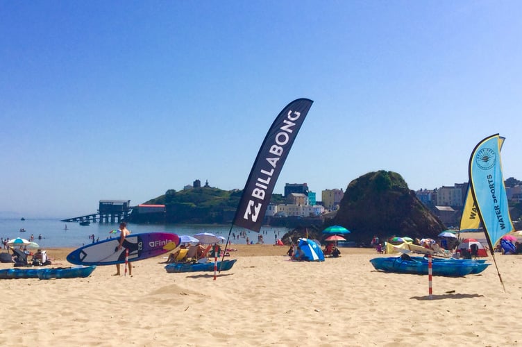 ‘Outer Reef’ has secured the watersports licence for Tenby’s North Beach - meaning paddleboarding and kayak sessions and rentals will continue this season.