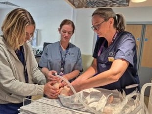 Baby CPR manikin boosts training