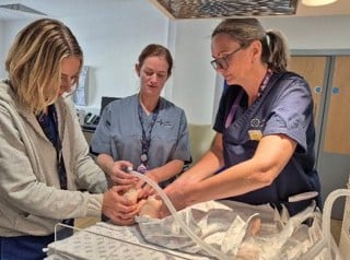Baby CPR manikin boosts training