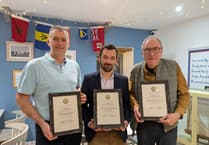 Long Service Awards for Tenby surf lifesavers