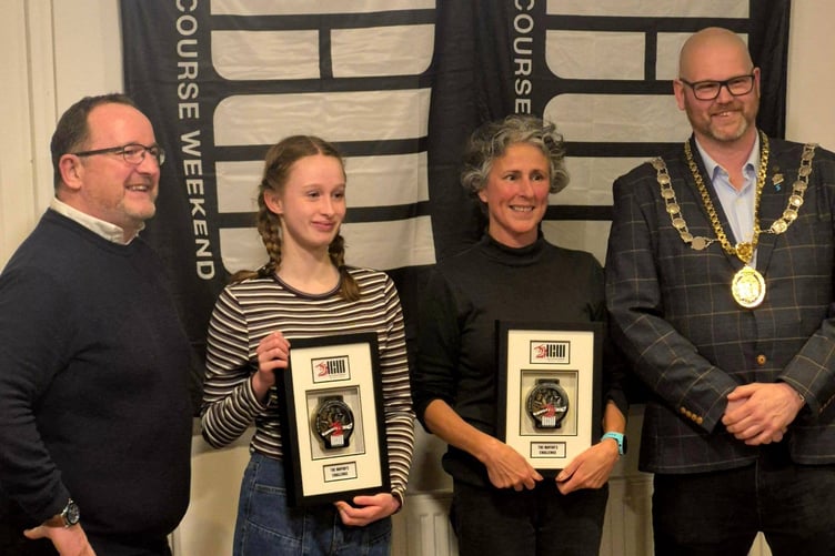 Ava and Sharon for Ysgol Greenhill, St David’s Hospice and Wales Air Ambulance