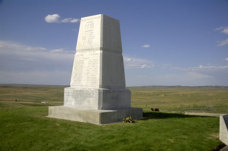 Memorial at the scene of the Battle of the Little Bighorn