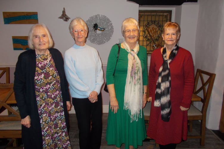 Carolyn Monk, Lilith Gray, Margaret Luff and Jackie Cunningham