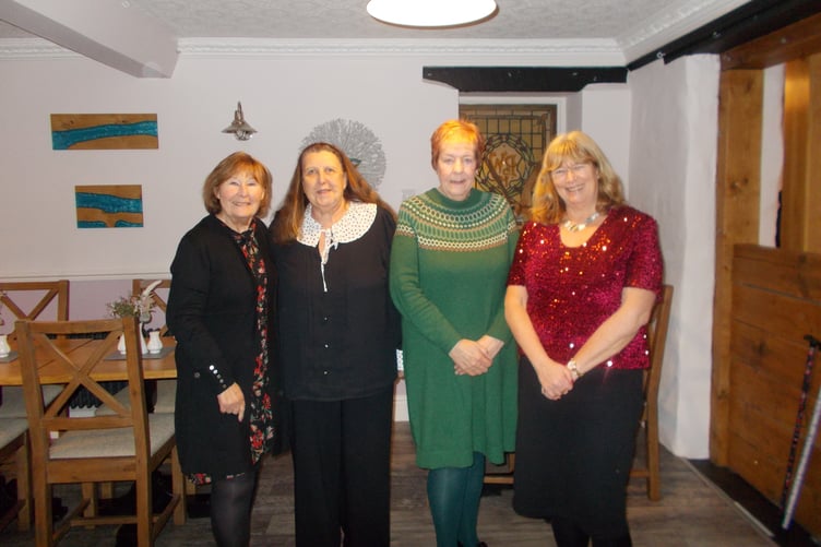 Linda Jones, Sheila Evans, Jayne Smith and Pauline Charlett.