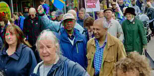 Pembrokeshire residents rally to save Withybush Hospital services