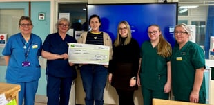 Young farmers raise £1,000 for Glangwili Hospital