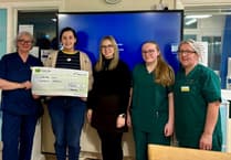 Young farmers raise £1,000 for Glangwili Hospital with carol singing