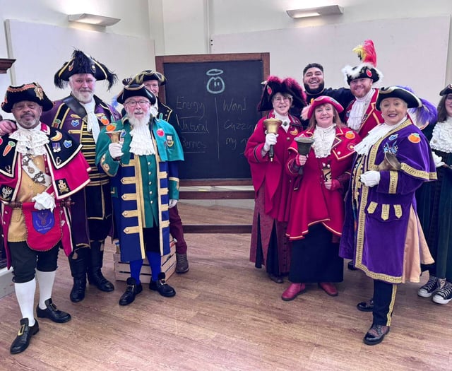 Tenby town crier joins campaign to boost Brits’ health