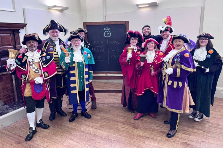 Tenby’s town crier, Erin Morgan was among those who recently featured in a major new public awareness campaign aimed at boosting Brits’ fruit and veg intake!