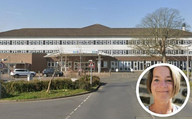 Pembrokeshire's Conservative group, led by Cllr Di Clements, is demanding action to safeguard Withybush hospital. Pictures: Google Street View/Pembrokeshire County Council.