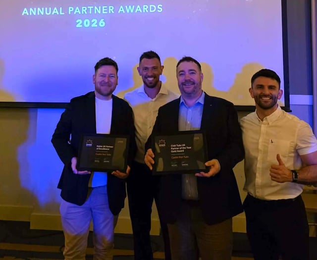 Pembrokeshire's Castle Hot Tubs wins national Gold Award