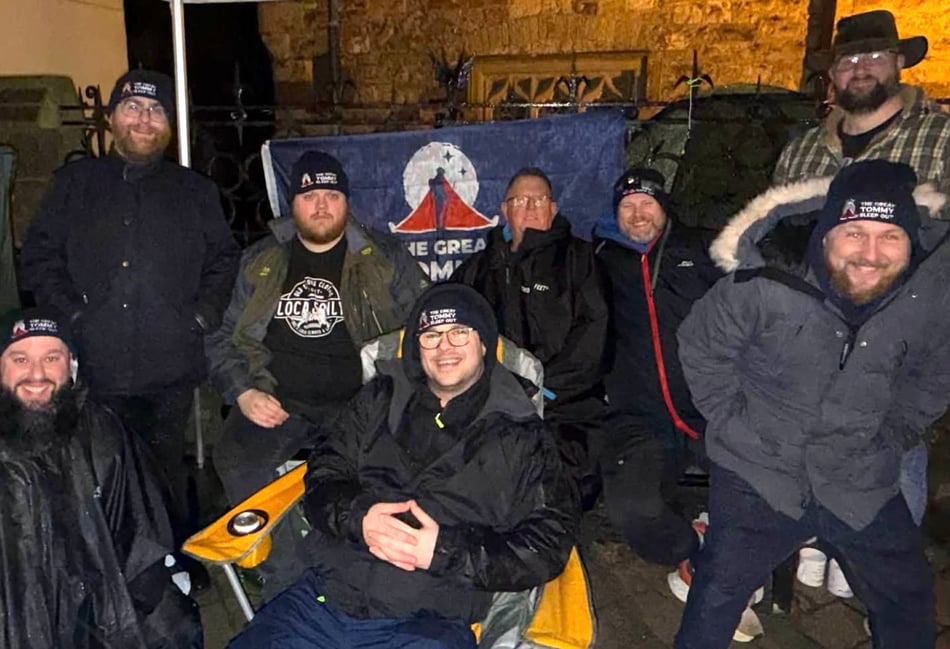 Tenby raises over £2,000 for homeless veterans