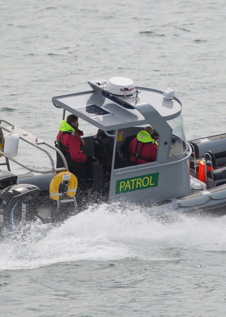 The Port of Milford Haven's Water Ranger helps ensure safety on the Waterway. 