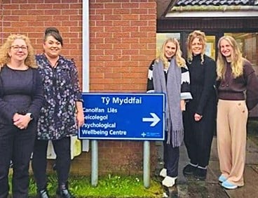 DBT team's charity walk