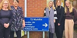 DBT team's charity walk