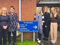 DBT team's charity walk