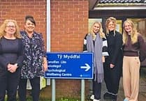 Hywel Dda DBT team's charity walk for mental health support