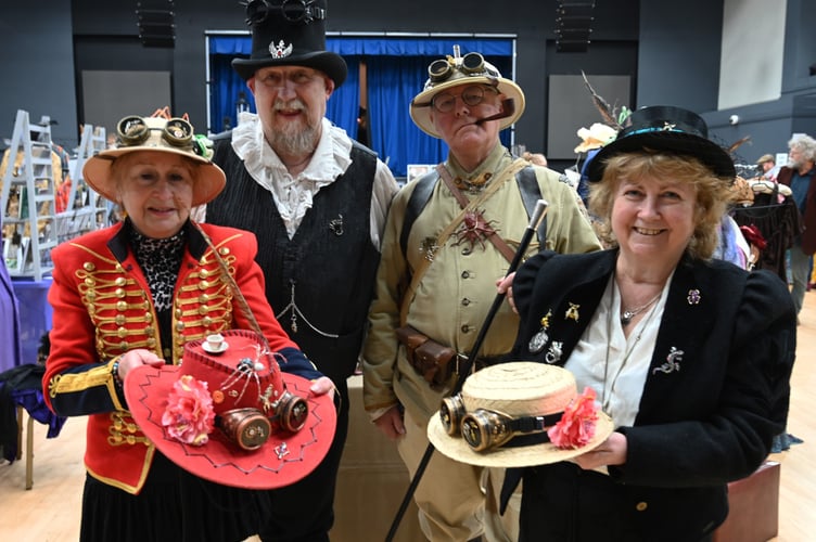  the free to enter Steampunk Emporium which will return on both days in the De Valence Pavilion on Upper Frog Street.