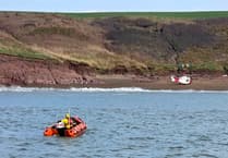Tenby RNLI assists Swanlake Bay hypothermia victim evacuation