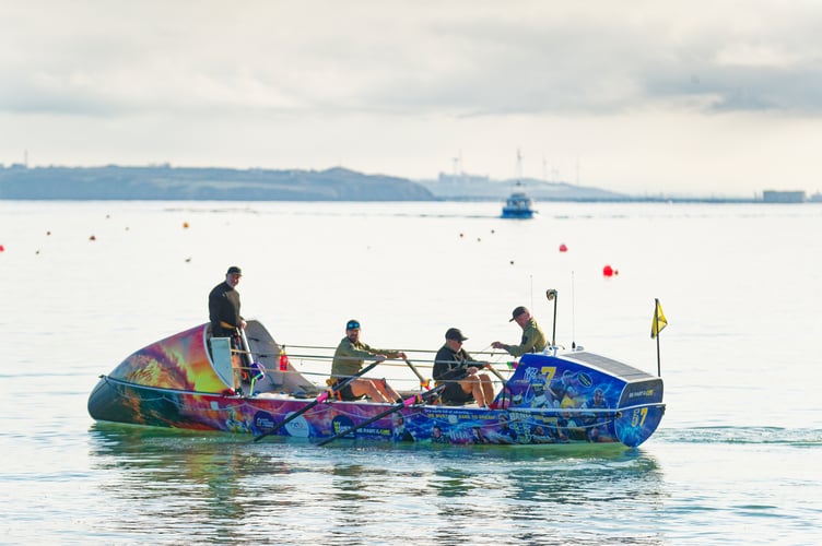 Pictured: The boat sets off from Dale. Saturday 07 March 2026Re: ROW4MND a four-year endurance rowing mission dedicated to raising significant funding and awareness for Motor Neurone Disease (MND) has set off from Dale, Wales, UK. The campaign involves some of the most ambitious rowing challenges ever attempted, spanning rocky British coastlines, the vast Pacific Ocean, and the brutal North Atlantic. Each year, the team will tackle a new leg  increasing in scale, risk, and difficulty  with the goal of accelerating research and hope for those affected. This years challenge departs from Dale in Pembrokeshire.