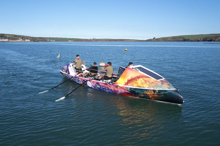 Pictured: The boat sets off from Dale. Saturday 07 March 2026Re: ROW4MND a four-year endurance rowing mission dedicated to raising significant funding and awareness for Motor Neurone Disease (MND) has set off from Dale, Wales, UK. The campaign involves some of the most ambitious rowing challenges ever attempted, spanning rocky British coastlines, the vast Pacific Ocean, and the brutal North Atlantic. Each year, the team will tackle a new leg  increasing in scale, risk, and difficulty  with the goal of accelerating research and hope for those affected. This years challenge departs from Dale in Pembrokeshire.