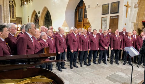 Tenby Male Choir charity concert announced