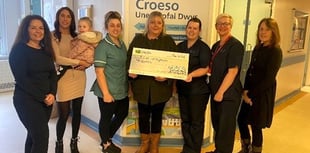 Over £4,000 raised for Withybush ICU