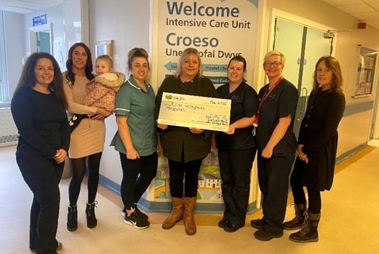 Over £4,000 raised for Withybush ICU