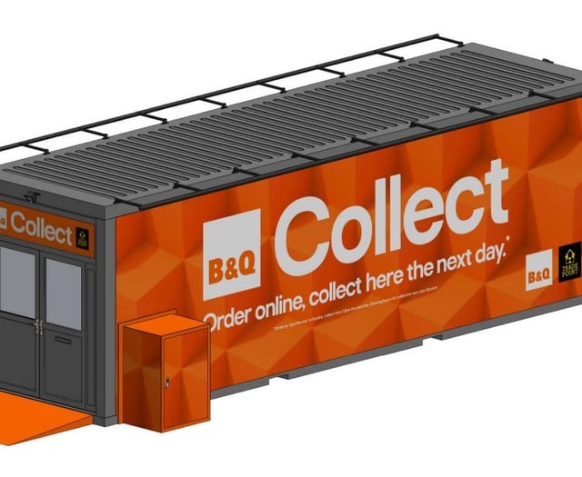 B&Q's click-and-collect pod plan in Pembrokeshire