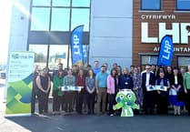 Hywel Dda Health Charities named charity of the year by LHP