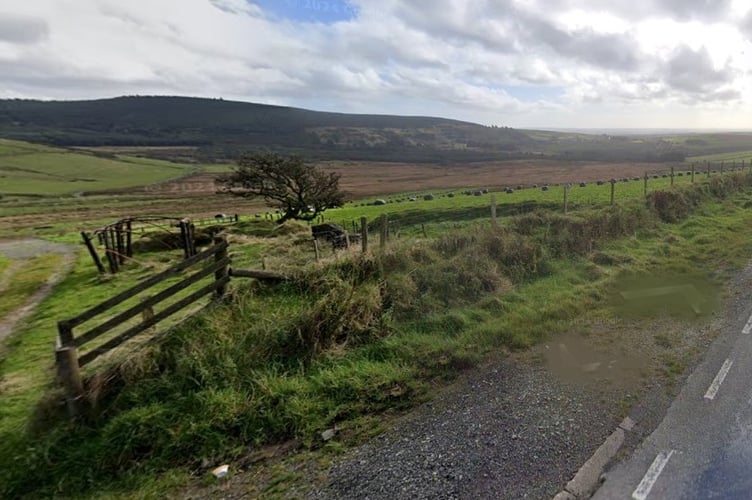 The view across to Rosebush and Mynydd Du. Picture: Google Street View.