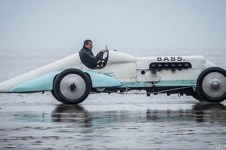 Modern Babs on Pendine Sands