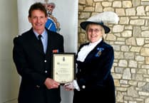 Tenby Firefighter Jeremy Lees honoured with High Sheriff Award