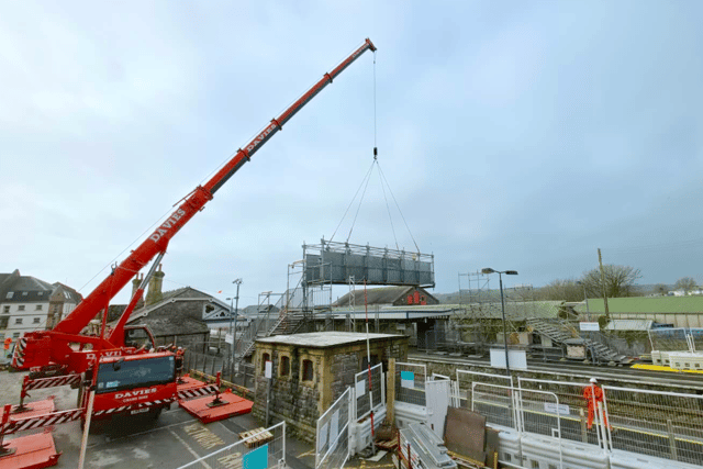Milestone in Tenby's £8.3m station upgrade