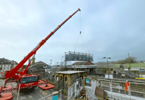 Milestone in Tenby's £8.3m train station upgrade