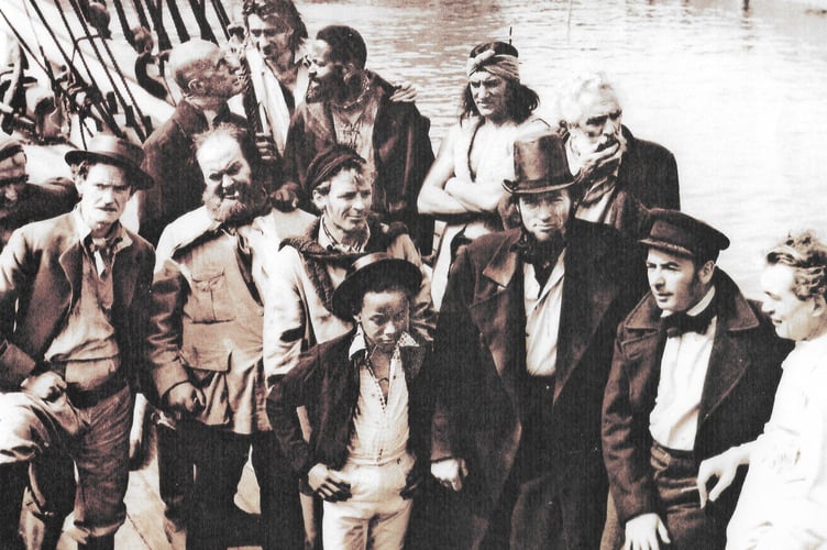 Moby Dick, Herman Melville’s legendary whale, returns to Fishguard Bay for the 70th anniversary of John Huston’s classic film, celebrated at the Ar Ymyl y Tir/On Land’s Edge Festival.