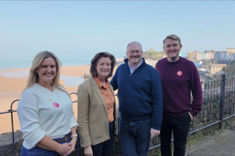 Welsh Labour First Minister Eluned Morgan got her election campaign away over the weekend, taking in a trip to Tenby.