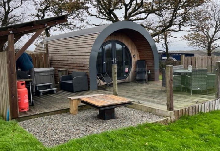 The Broomley farm holiday pod. Picture: Gerald Blain Associates Limited application.