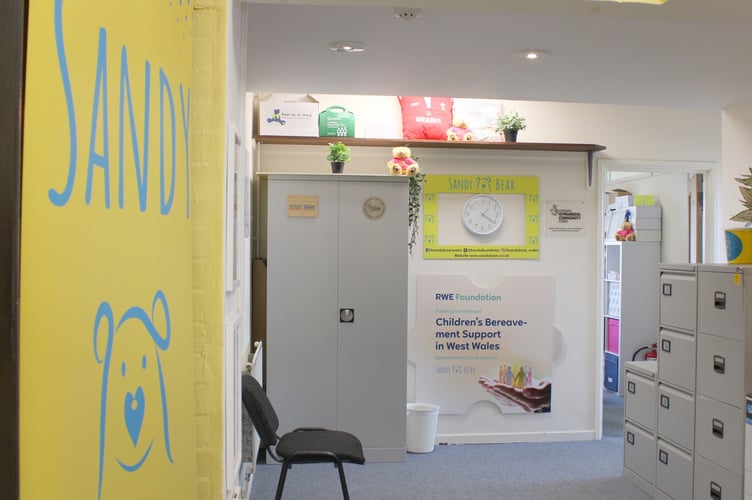 Sandy Bear Children’s Bereavement Charity has relocated to Narberth, expanding its reach to support more families across Wales.