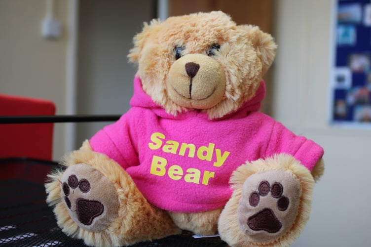 Sandy Bear provides one-to-one and group support to children and young people