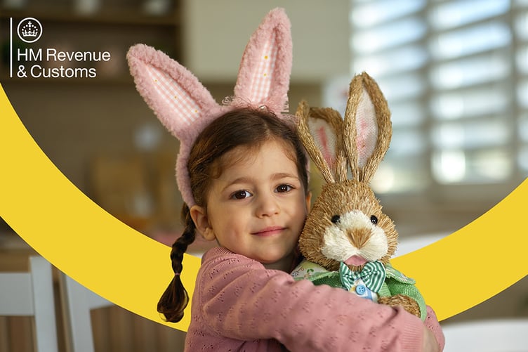 Easter child plus bunny