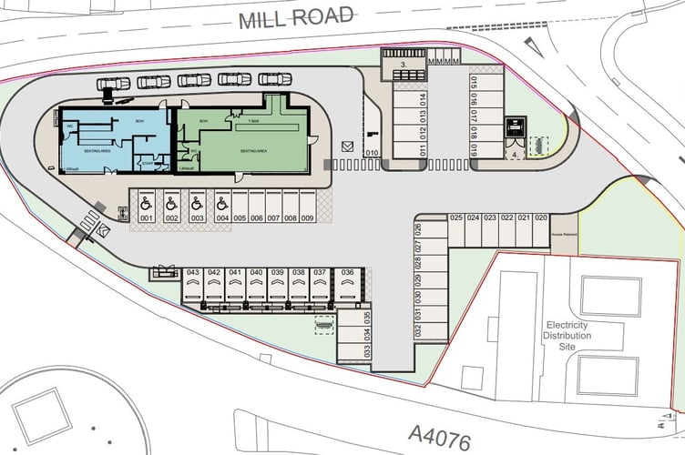 lans for a Starbucks and Greggs on the edge of Haverfordwest have been submitted to Pembrokeshire County Council. Picture: GC No.9 Ltd/ Simply Planning/M D G 
