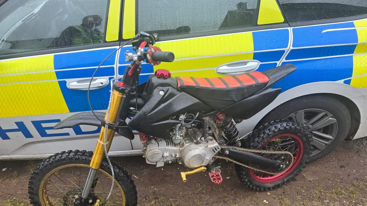 Pembrokeshire police seize off-road bike being driven in a reckless and ...