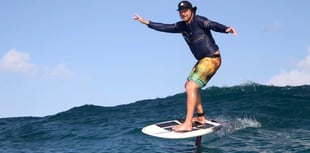 Hydrofoil world ranking rise for Tenby's Mogsy