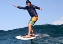 Hydrofoil world ranking rise for Tenby's Mogsy